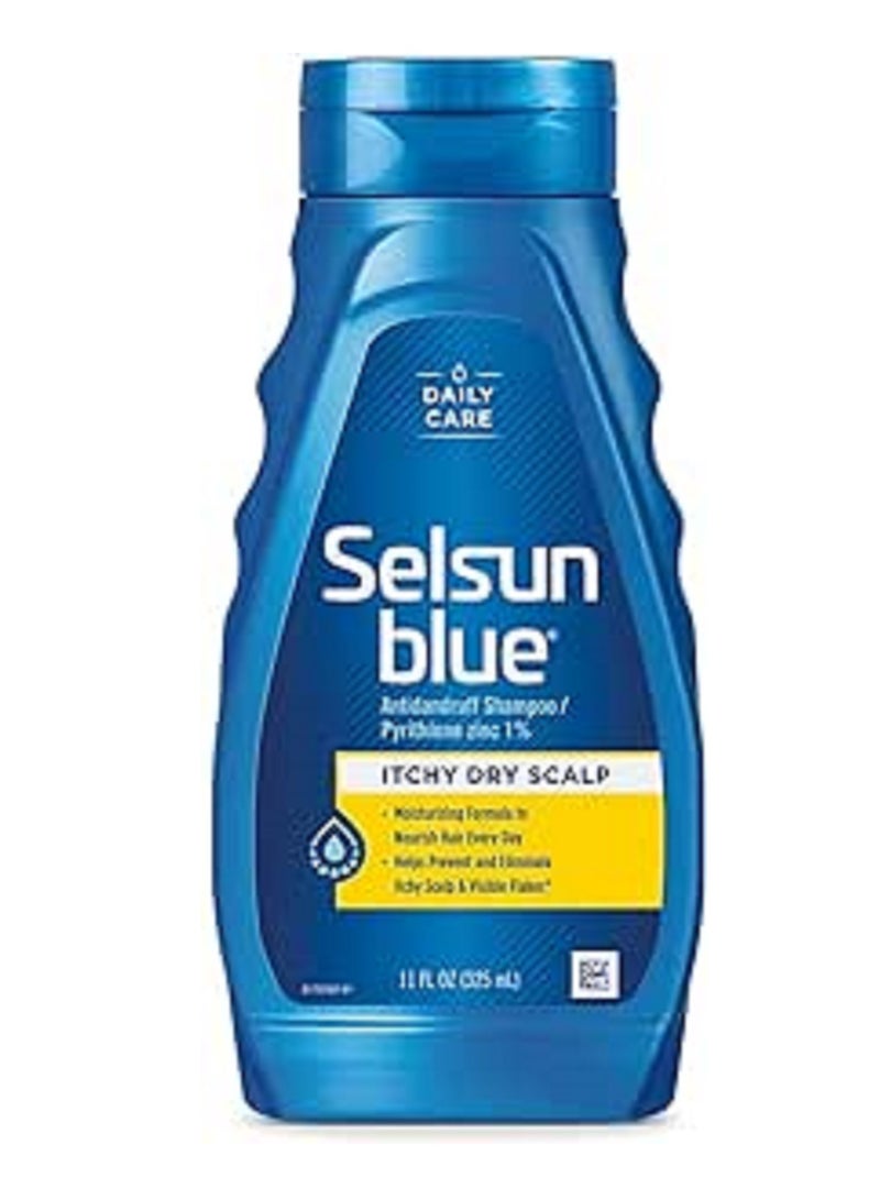 Selsun Blue Antidandruff Shampoo Itchy Dry Scalp 11 fl oz (325 ml)