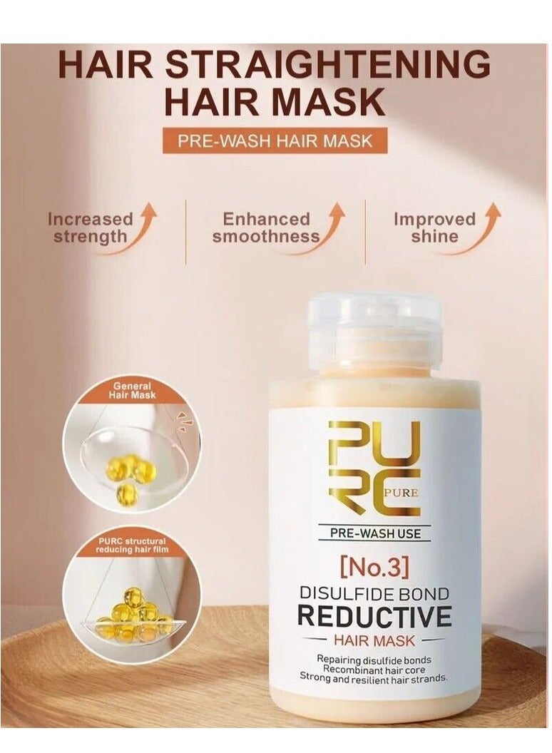 100g Disulfide Bond Reductive Hair Mask Hair Strengthening Moisturizing Nourishing & Repair Damaged Hair Follicles Instant Hair Treatment Mask for Smooth & Shine Hair