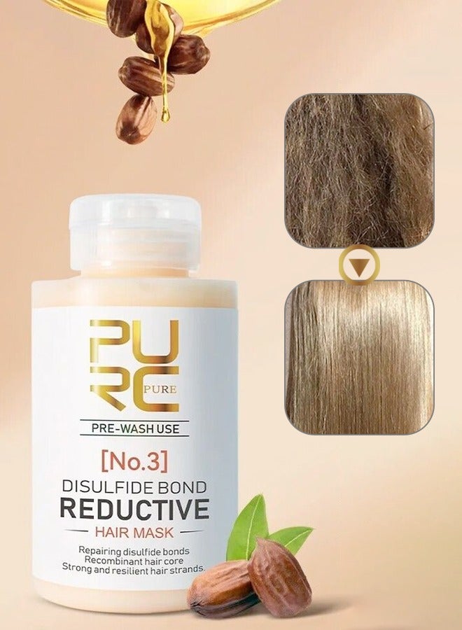 100g Disulfide Bond Reductive Hair Mask Hair Strengthening Moisturizing Nourishing & Repair Damaged Hair Follicles Instant Hair Treatment Mask for Smooth & Shine Hair