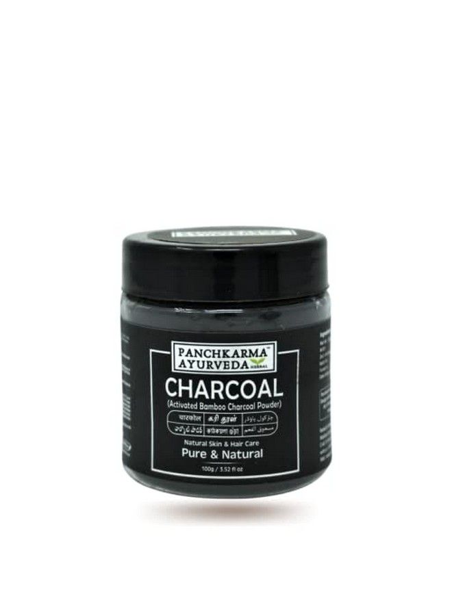 Herbal & Natural Activated Bamboo Charcoal Powder For Fairness Pack & Hair Shine Antihairfall Hair Pack (100G)