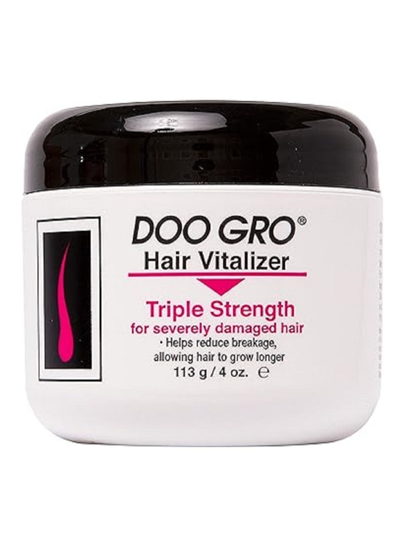 Doo Gro Pack of 2 DOO GRO Hair Vitalizer Triple Strength for Severely Damaged Hair 4 oz