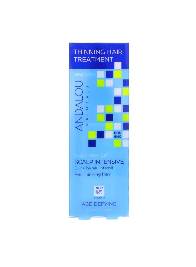 Argan Stem Cells Scalp Intensive Thinning Hair Treatment Age Defying 2.1 fl oz 62 ml