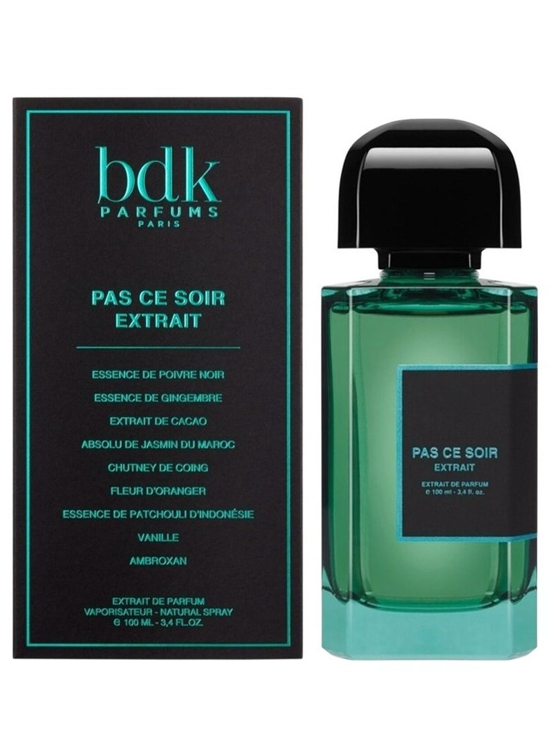 BDK PARFUMS PAS CE SOIR  EXTRAIT DE PARFUM 100ML
