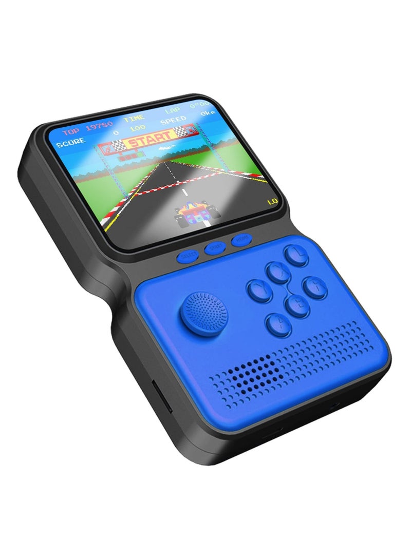 SYOSI Handheld Game Console, Portable Retro Mini Game Console with 800+ Classic Games 3.5 Inch HD LCD Screen & Rechargeable Battery & TV Connection (Blue)