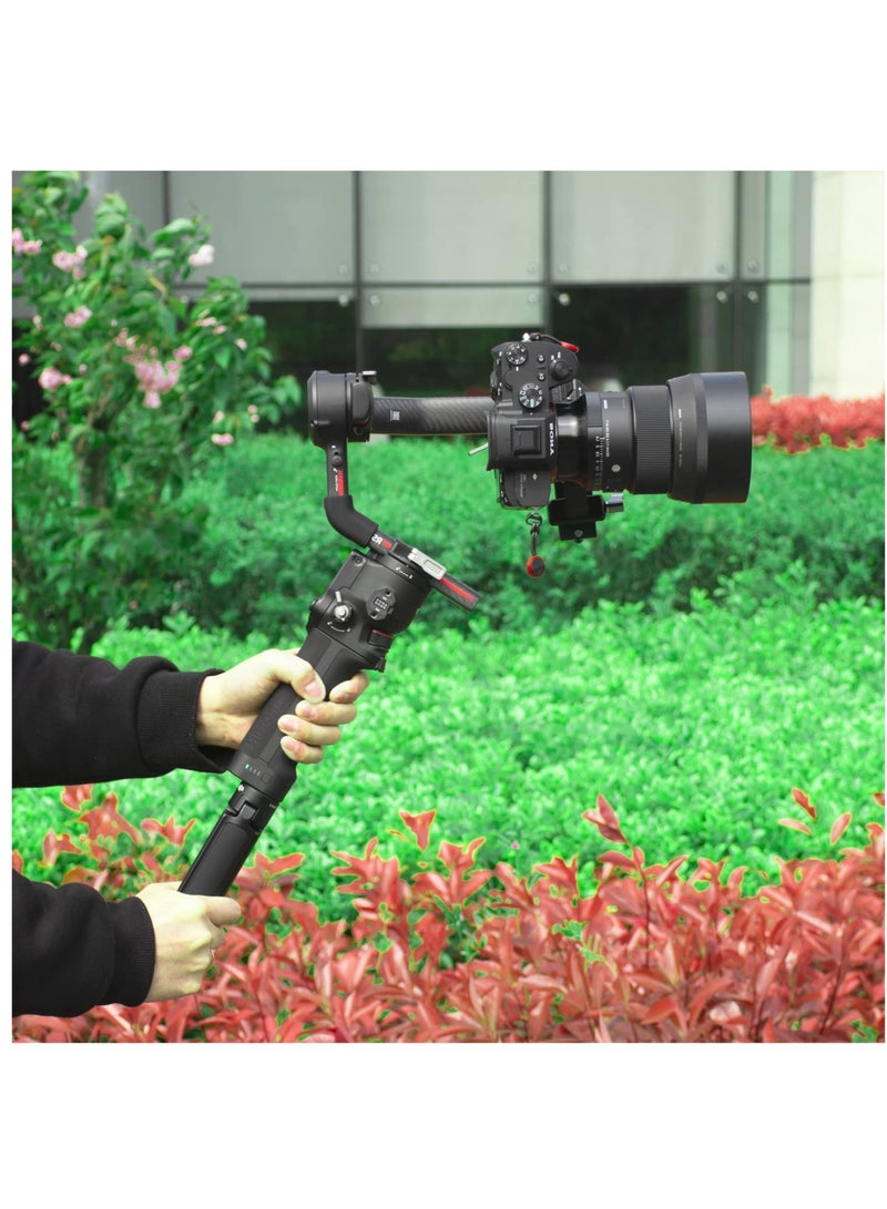 RS3 Vertical Camera Mount,Robust Portrait Mounting Solution Compatible with DJI RS 2/RS 3/RS3 PRO for IG YouTube Shorts Tiktok Video Extended Vertical Shooting, Camera Stabilizer