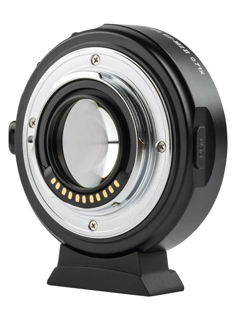 Viltrox EF-M2 II Canon EF Lens to Micro Four Thirds Camera Mount Adapter