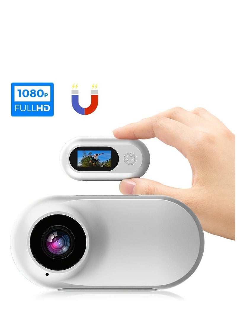 Creative Vlog Clip 360 Rotating 1080P With LCD Screen Video Record Sports DV Action Body Camera
