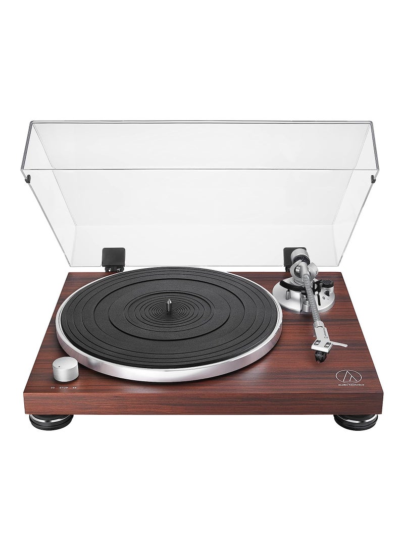 Audio Technica AT-LPW50BT-RW Bluetooth Turntable Manual Belt-Drive 33/45 (Rosewood)