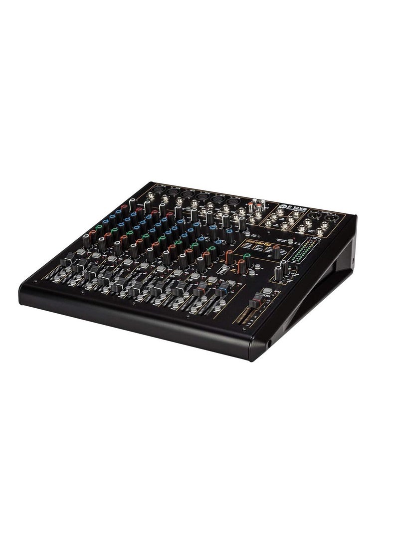 RCF F-12XR 12-Channel Mixing Console With Multi-Fx & Recording