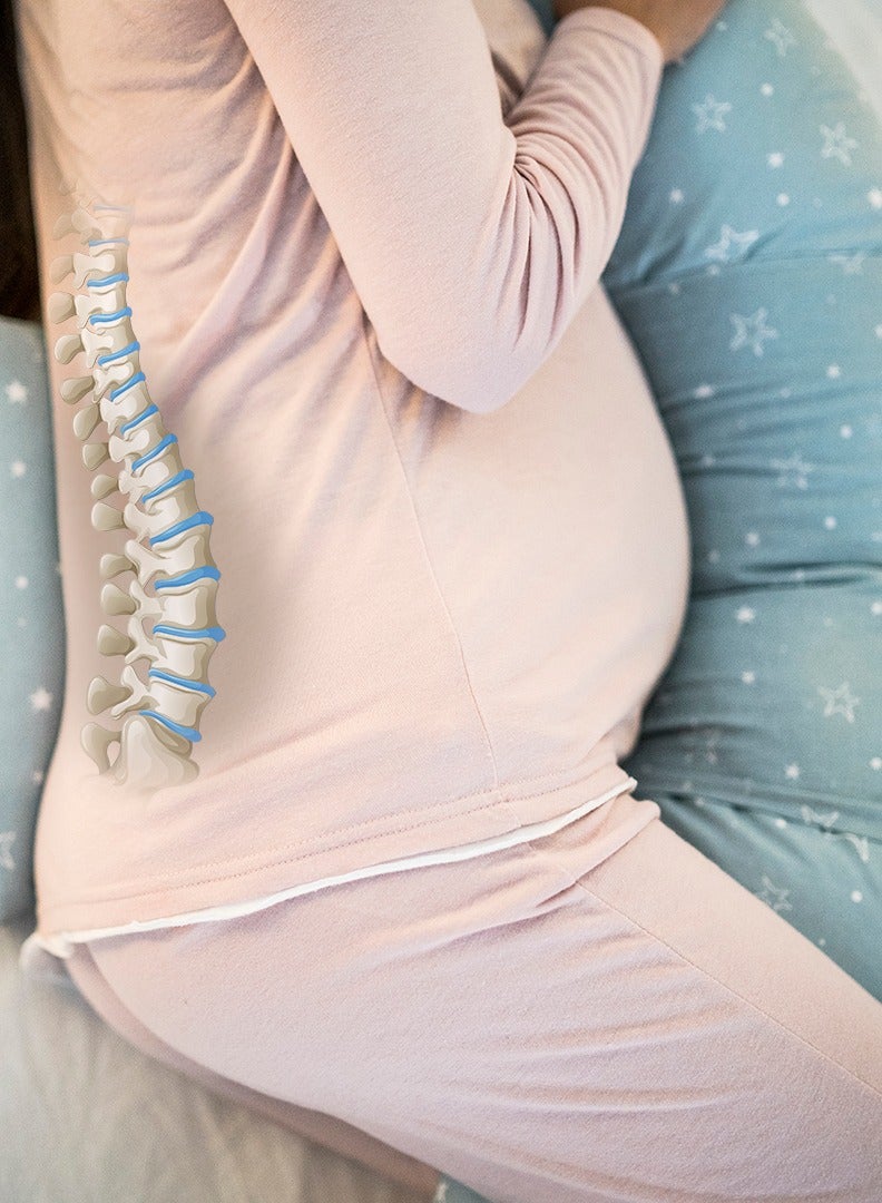 Pregnancy Pillow 12 In 1 - Dreamwizard, Grey Star