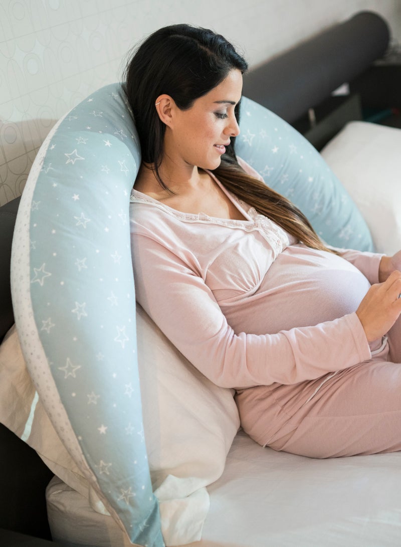 Pregnancy Pillow 12 In 1 - Dreamwizard, Grey Star