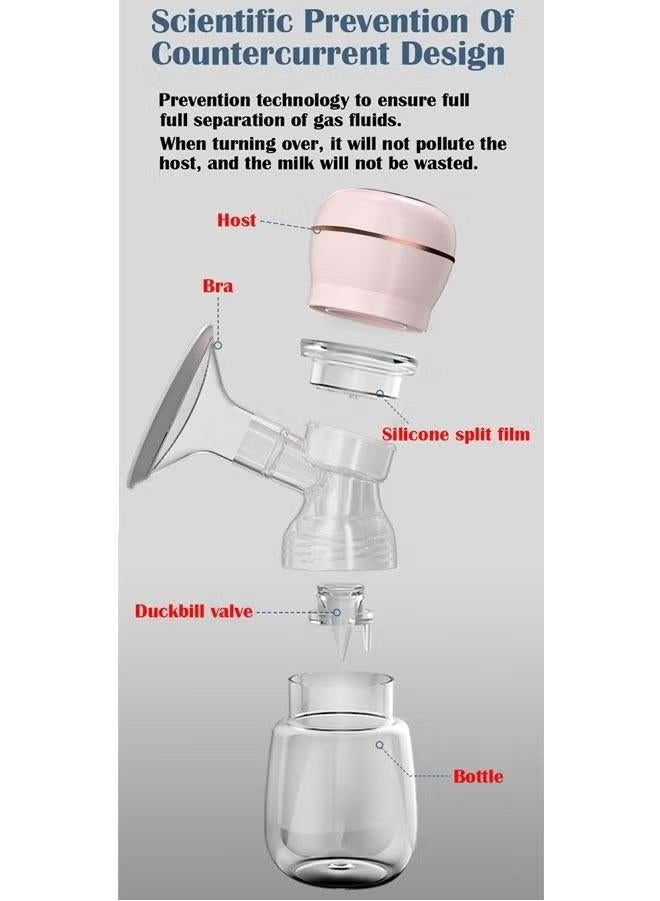 Portable All-in-one Electric Breast Pump With Feeding Bottle