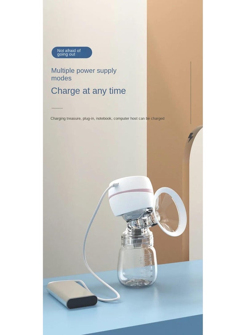 Portable All-in-one Electric Breast Pump With Feeding Bottle