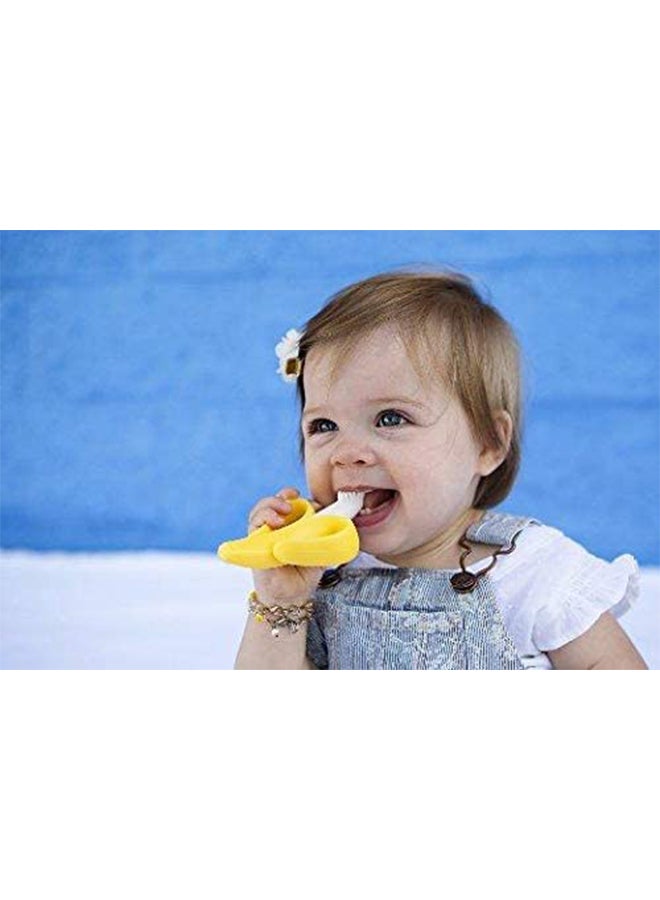 Bendable Soft Silicone Aiybao Infant Training Toothbrush and Teether for Kids