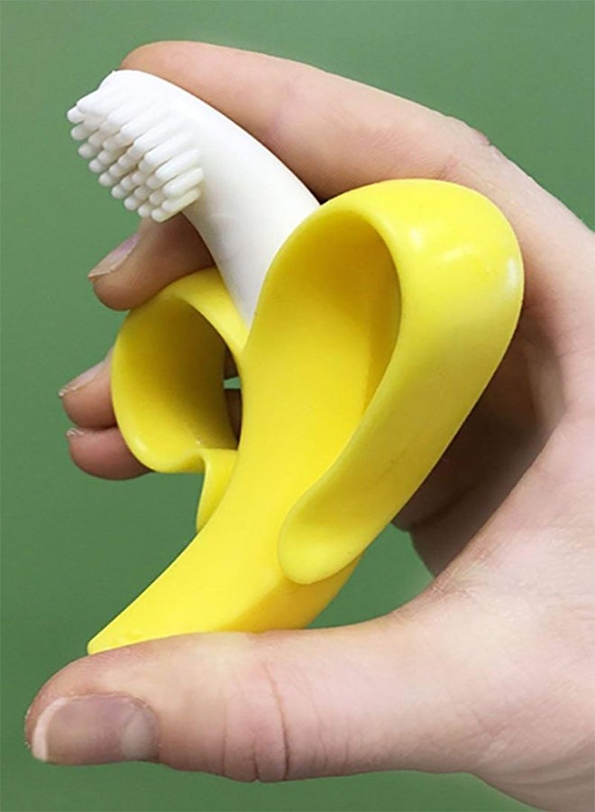 Bendable Soft Silicone Aiybao Infant Training Toothbrush and Teether for Kids