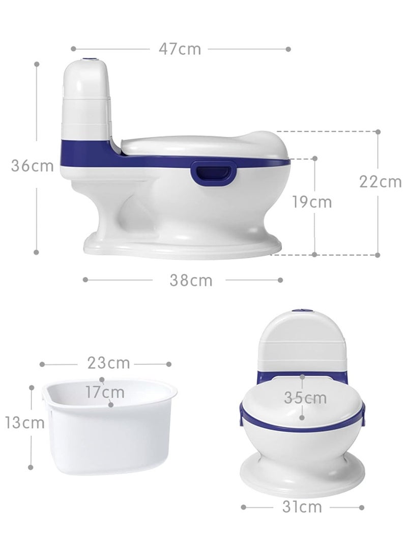 Kid Size Potty,Realistic Potty Training Toilet Looks and Feels Like an Adult Toilet - Potty Training Seat for Toddlers & Kids – Easy to Empty and Clean
