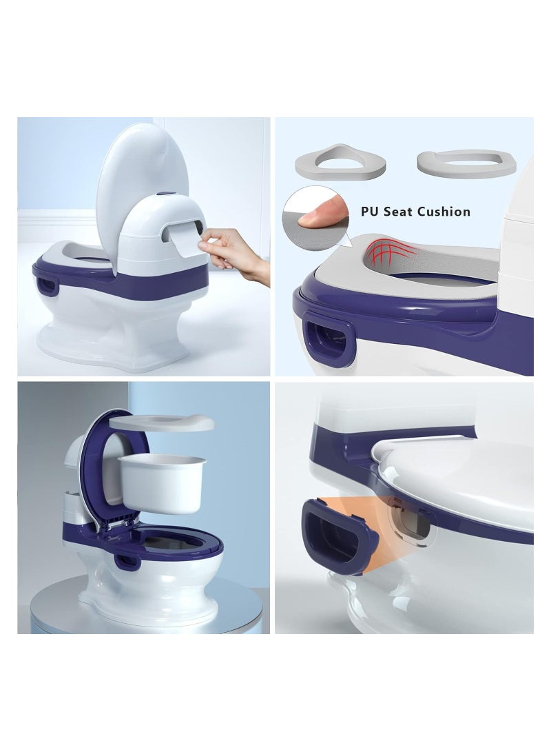 Kid Size Potty,Realistic Potty Training Toilet Looks and Feels Like an Adult Toilet - Potty Training Seat for Toddlers & Kids – Easy to Empty and Clean