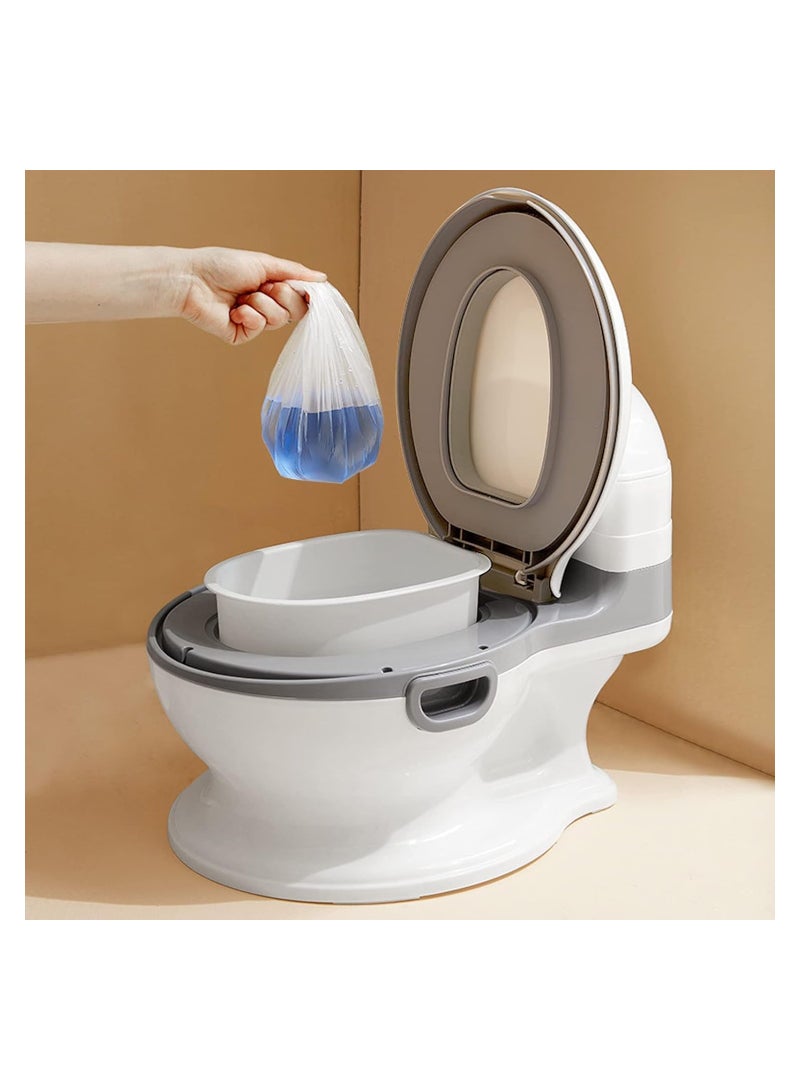 Kid Size Potty,Realistic Potty Training Toilet Looks and Feels Like an Adult Toilet - Potty Training Seat for Toddlers & Kids – Easy to Empty and Clean