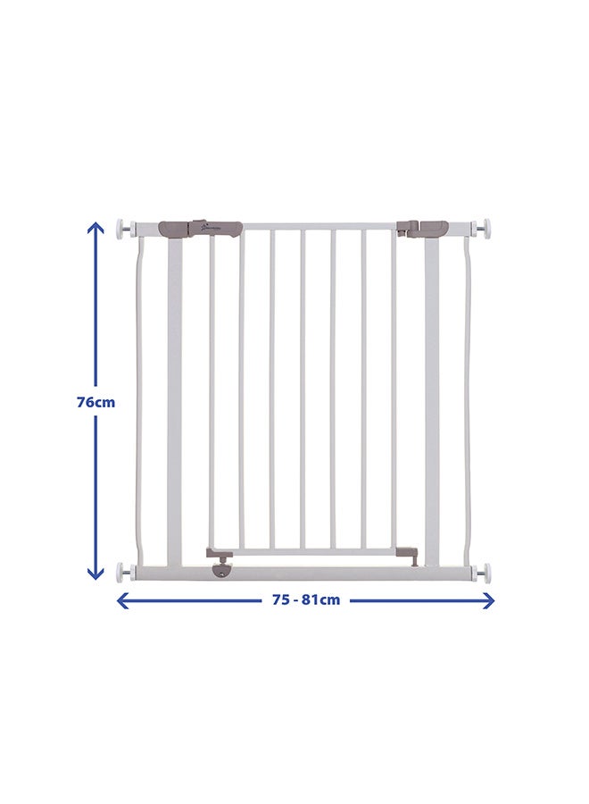 Ava Pressure Mounted Child Security Gate - White