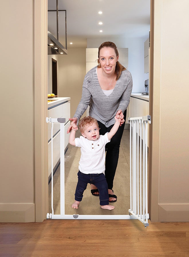 Ava Pressure Mounted Child Security Gate - White