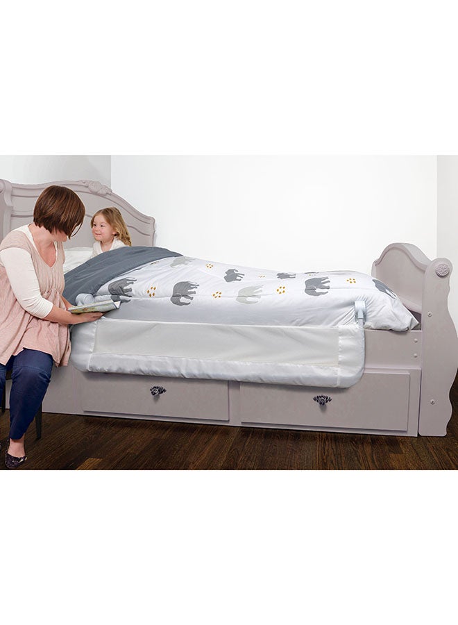 Nicole Bed Guard Rail for Toddlers, Extra Wide - White