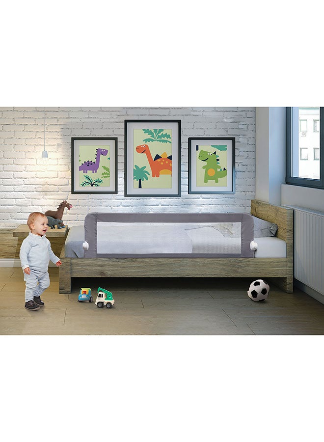 Nicole Bed Guard Rail for Toddlers, Extra Wide - Grey