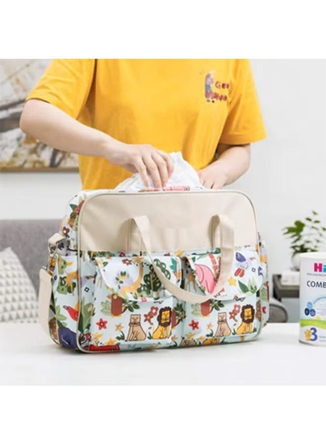 Multifunctional Animal Print Travel Nappy Bag With High-Quality Material