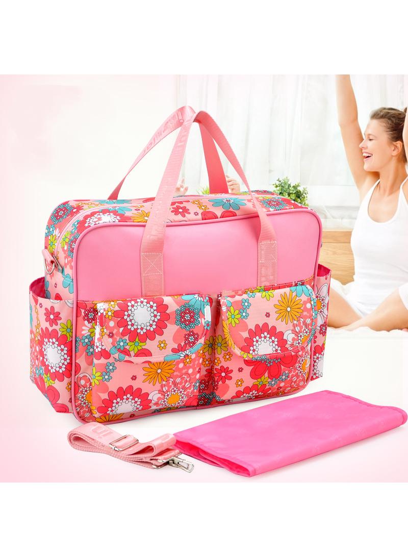 Multifunctional Animal Print Travel Nappy Bag With High-Quality Material