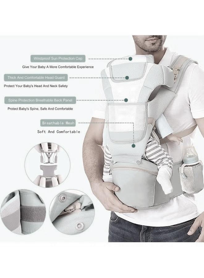 Multifunctional Waist Stool Hip Seat Carrier For 0-36 Months Baby