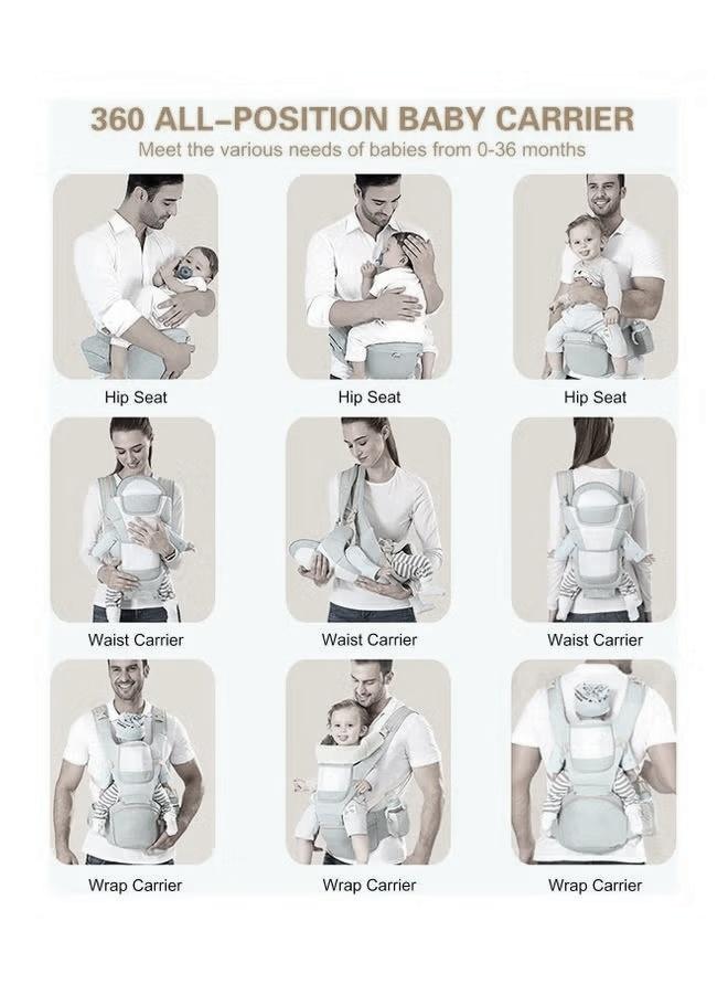 Multifunctional Waist Stool Hip Seat Carrier For 0-36 Months Baby