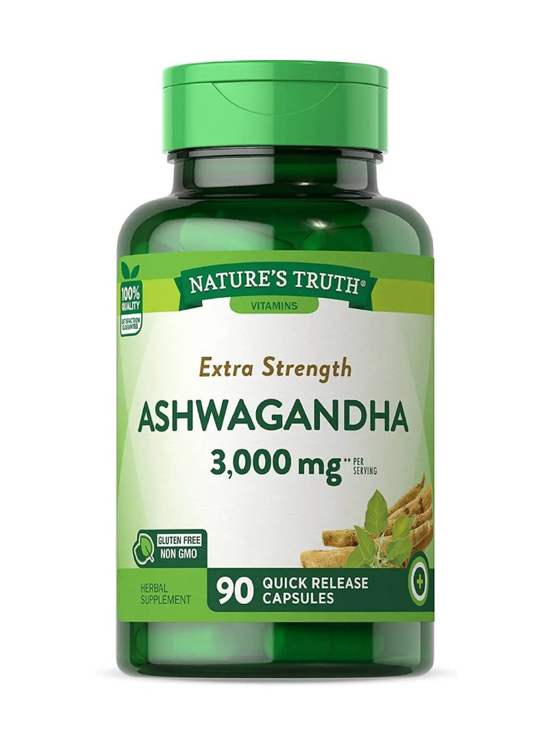 Ashwagandha 3000mg 90 Capsules