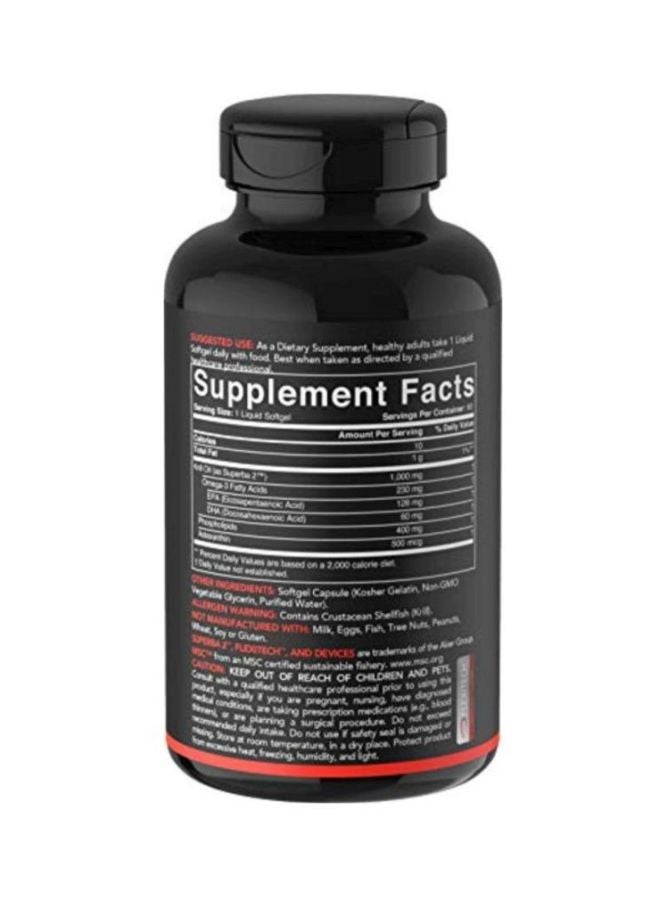 Antarctic Krill Oil Dietary Supplement - 60 Softgels