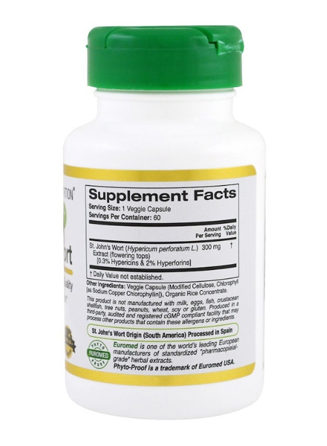 St. John's Wort Supports Emotional Balance - 60 Capsules