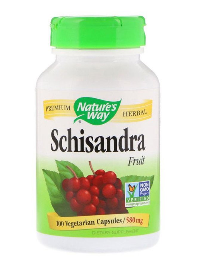 Schisandra Fruit Dietary Supplement - 100 Capsules