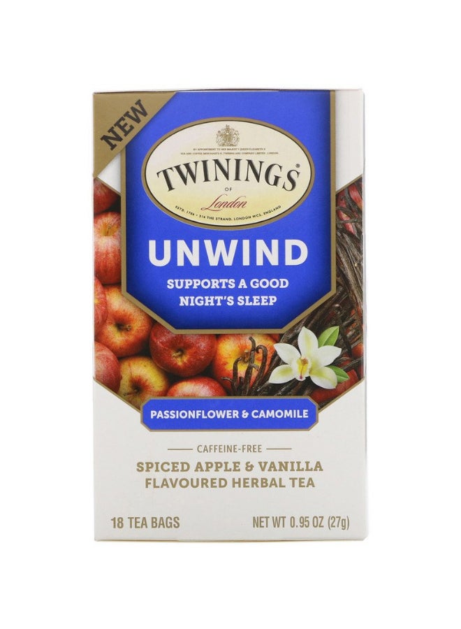 Unwind Spiced Apple And Vanilla Herbal Tea