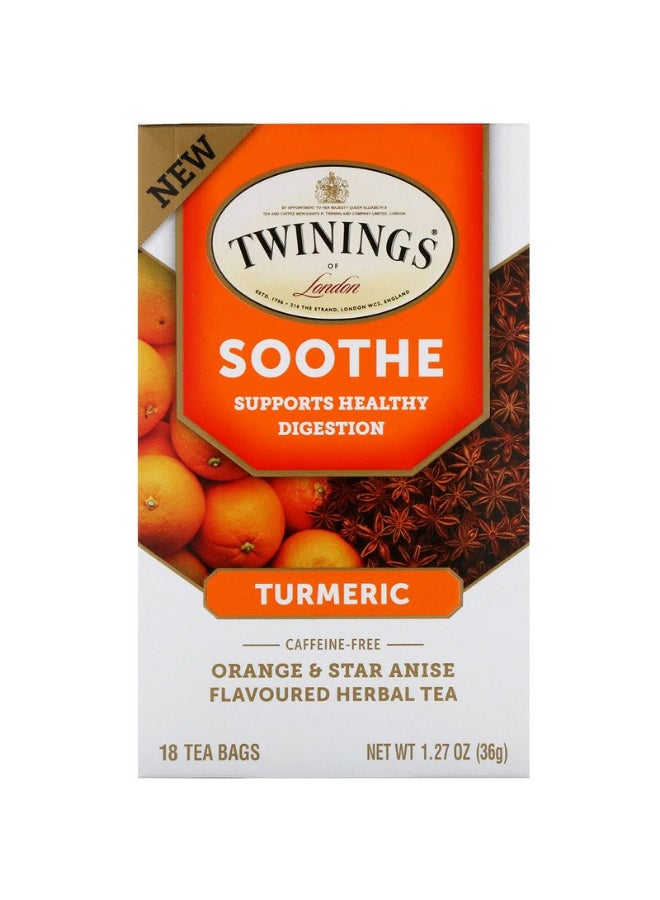 Turmeric Orange And Star Anise Soothe Herbal Tea