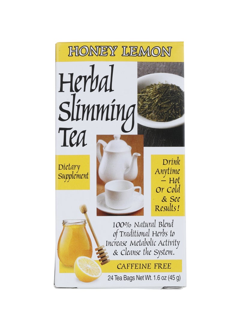 Honey Lemon Slimming Tea, 24 Tea Bags, 48 G