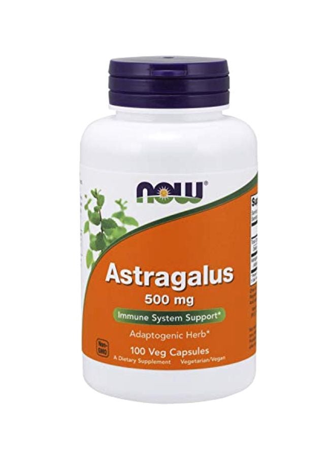 Astragalus 500mg Dietary Supplement - 100 Capsules