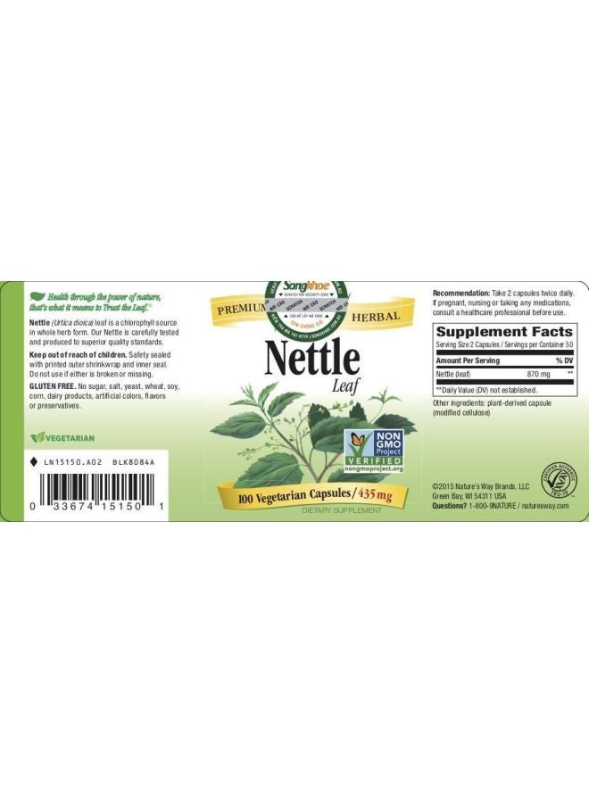 Nettle Leaf - 100 Capsules