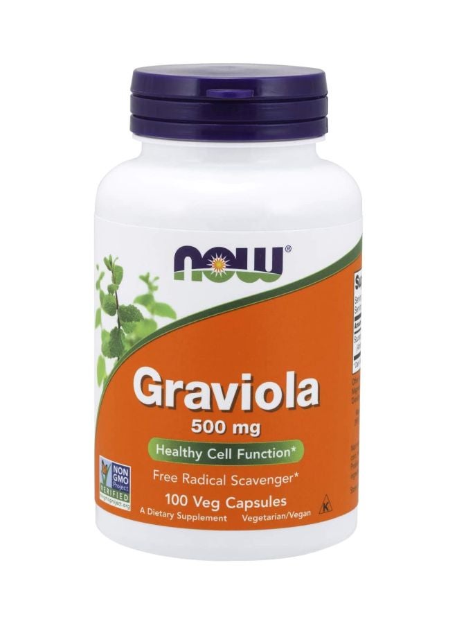 Graviola Healthy Cell Function 500mg - 100 Capsules