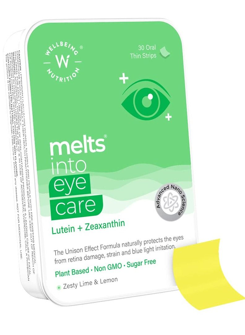 Melts Into Eye Care Vitamins 30 Oral Strips