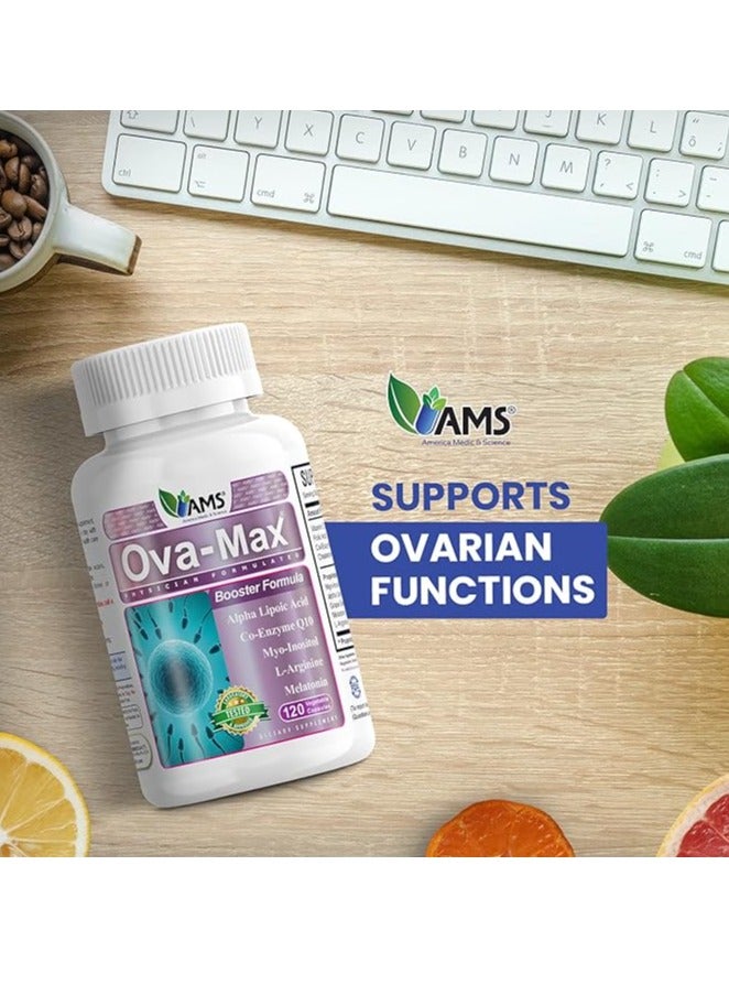 OVA-Max Prenatal Vitamins for Women 120 Capsules, Booster Formula