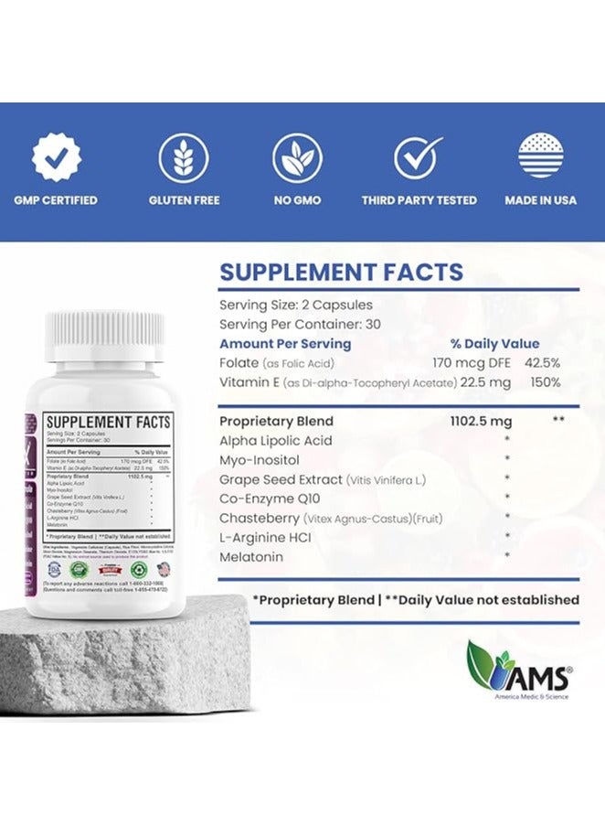 OVA-Max Prenatal Vitamins for Women 120 Capsules, Booster Formula