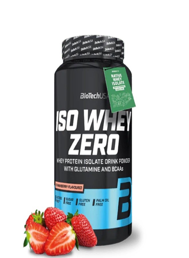 Biotech USA Iso Whey Zero - 908 gr Strawberry