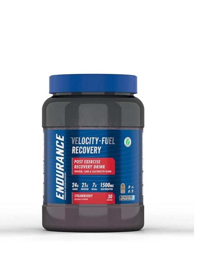 Applied Nutrition Endurance Velocity Fuel Recovery Post Exercise Recovery, Strawberry Flavor, 1.5 KG