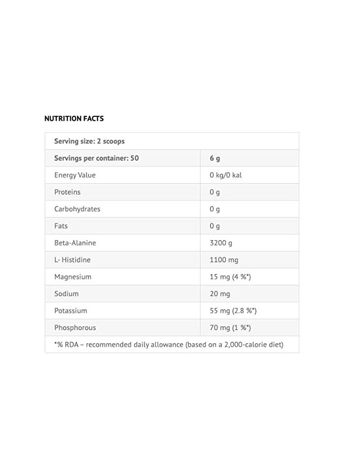 Viking Beta Alanine 300g increasing muscle carnosine levels