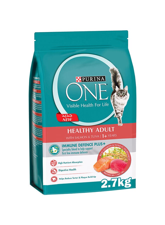 One Healthy Adult With Salmon And Tuna 1 Plus Year White 2.7kg