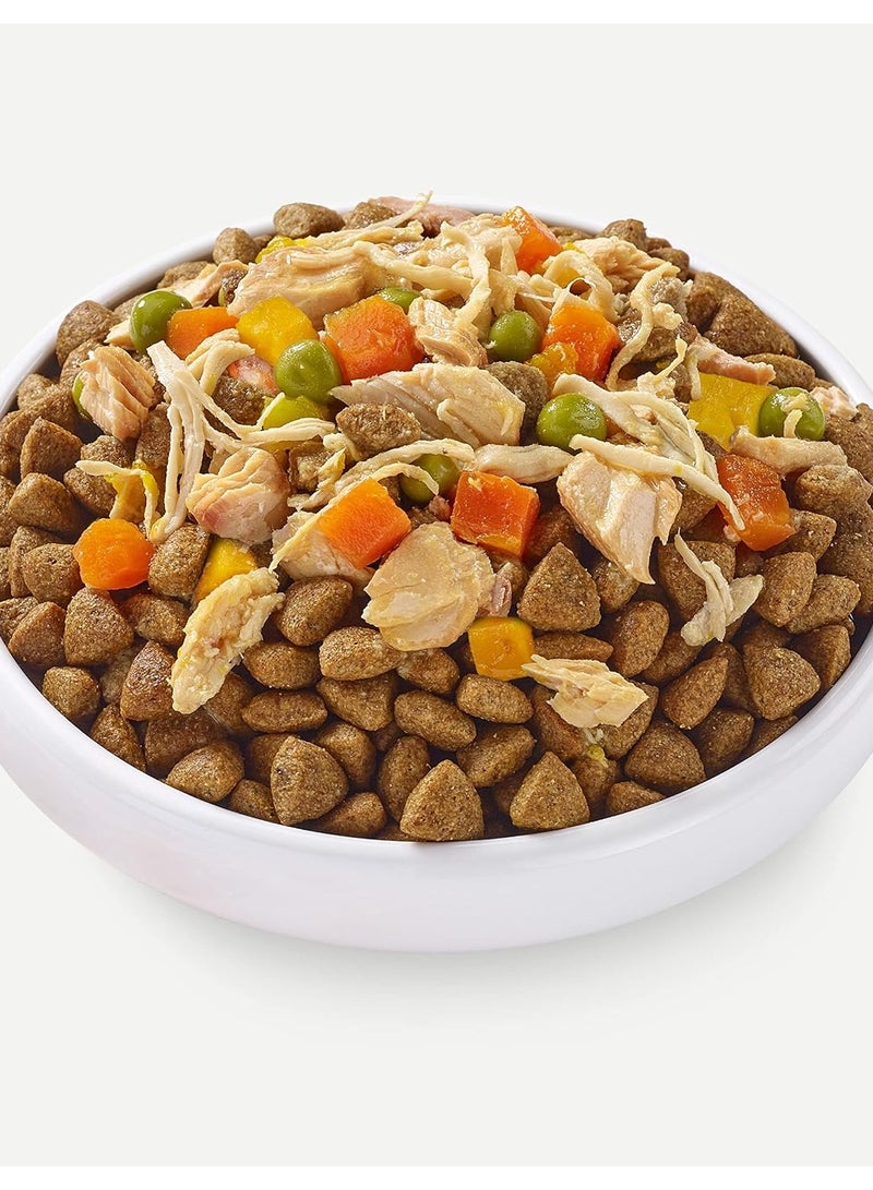 5Pc Taste Topper Broth Chicken With Salmon Mix With Dry Food For Dogs 156g