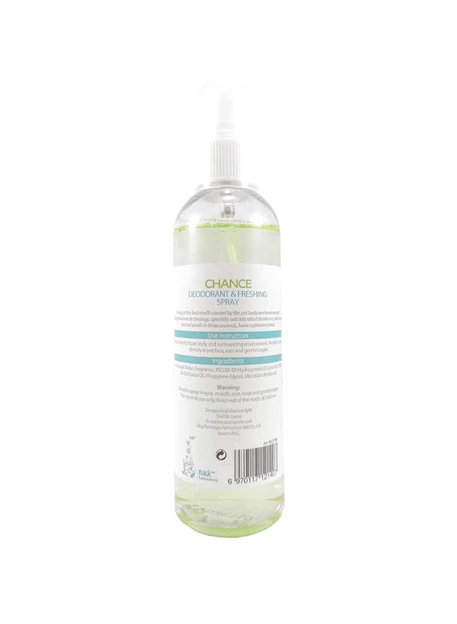 Deodorant Freshing Spray Chance Microbial Deodorant And Odor Remover Multicolour 207ml