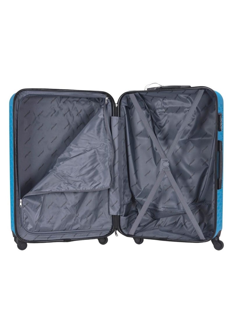 ABS Hardside 3-Piece Trolley Luggage Set, Spinner Wheels with Number Lock 20/24/28 Inches